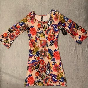 White Mark Couture Collection Mini Dress